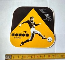 Diadora scarpe calcio Roberto Bettega sticker adesivo originale '80 Aufkleber