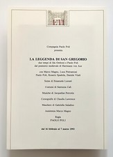 La leggenda di San Gregorio di Ida Omboni e Paolo Poli 1993 Programma