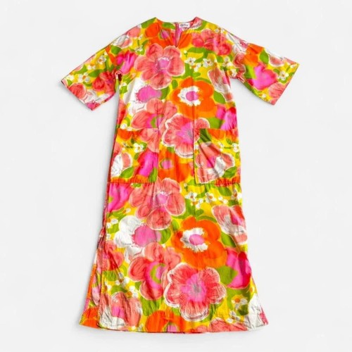 Vintage 70s floral - floral, cotton