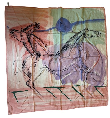 Serigrafia seta cavalli - ,
