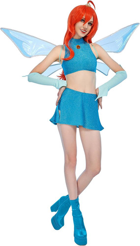 Winx club costume donna bloom - costume,