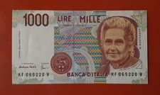 BANCONOTA 1000 LIRE MONTESSORI