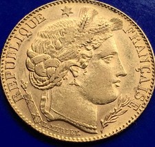 Moneta oro 22 ct 10 franchi