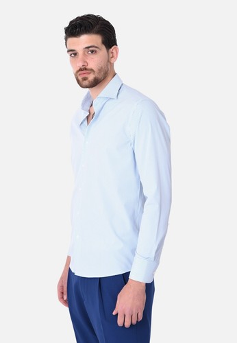 Camicia uomo slim fit cotone - fit,
