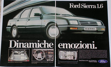 Advert Pubblicità 1983 FORD SIERRA 1.6