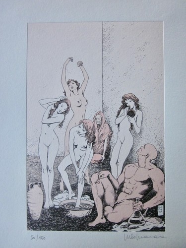 Milo manara omaggio picasso - a,
