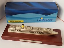 Modellino COSTA MEDITERRANEA con SCATOLA COSTA CLUB ship model nave da crociera