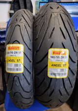 Coppia pneumatici moto 120/70/17 + 180/55/17 Pirelli Angel ST DUE GOMME DOT4223