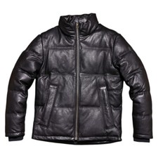 Piumino uomo 100% vera pelle
