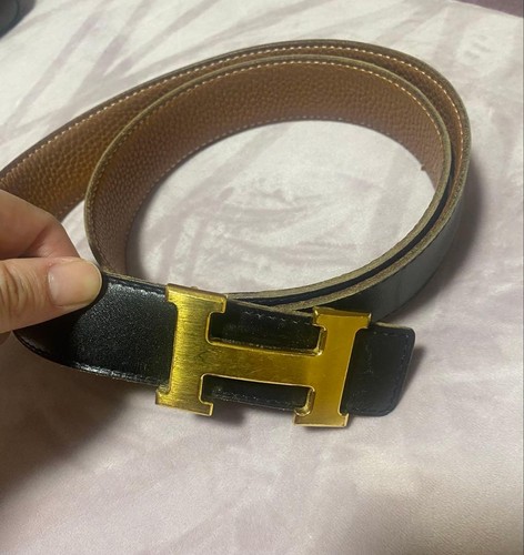 Cintura con logo usata hermes - cintura,
