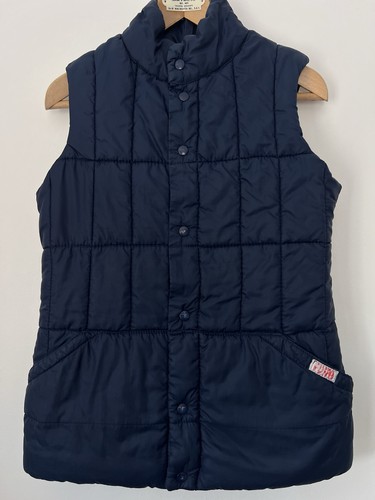 Gilet vintage puffa navy - gilet,