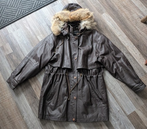 Parka vintage pelle seventh - in,