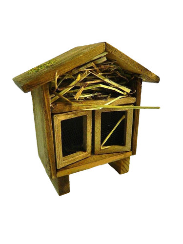 Gabbia legno per conigli - in,