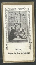 santino antico de la Madonna image pieuse holy card estampa