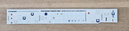 Ultramarine transfer sheet - transfer,