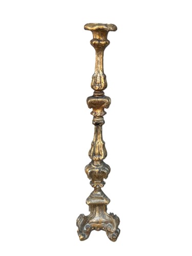 Antico candeliere legno - candeliere,