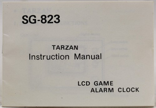 Manuale videogioco tarzan - manuale,