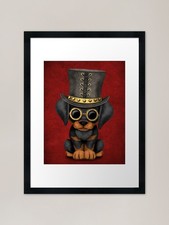 Steampunk Doberman cucciolo