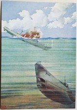 CARTOLINA SOMMERGIBILE DELFINO