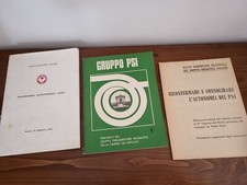 3 opuscoli Partito Socialista PROGRAMMA ELETTORALE 1992 XXXIV CONGRESSO Nenni 