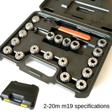 Set mandrini a cambio rapido 19 pezzi set di mandrini di fresatura portautensili utensili CNC