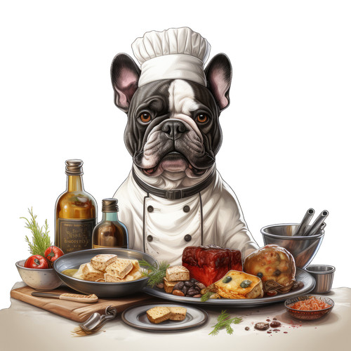 Bulldog francese cane auto