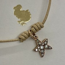 Dodo Pomellato Bracciale Stella Marina Oro Rosa Brillanti Brown Originale Unisex