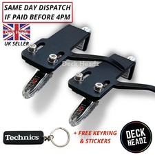 2x Cuffia nera con cartuccia e