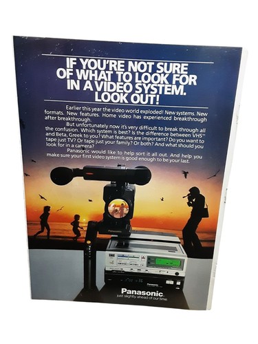 Videocamera vhs panasonic 1984 - videocamera,