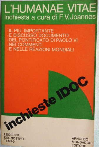 Libro vintage 1969 humanae - 1969, l’humanae