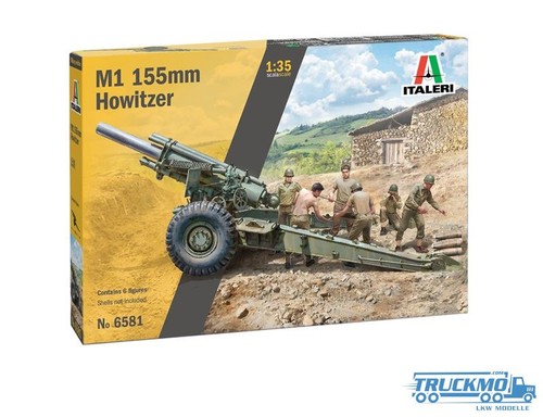 Obice italeri 155mm 6581 - obice, m1