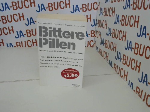 Bittere pillen weiss - bittere,