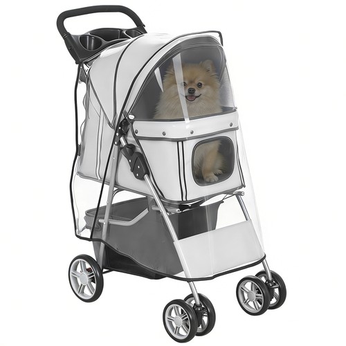 Pawhut passeggino per cani - per,