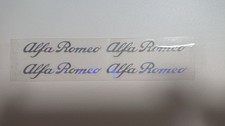 Only 1 set Alfa Romeo Letter