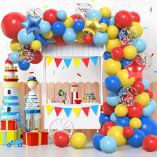 Kit Arco Palloncini Rosso Blu