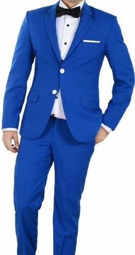 Uomo blu abiti designer - blu,