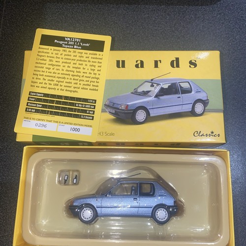 Vanguards corgi peugeot - 1:43,