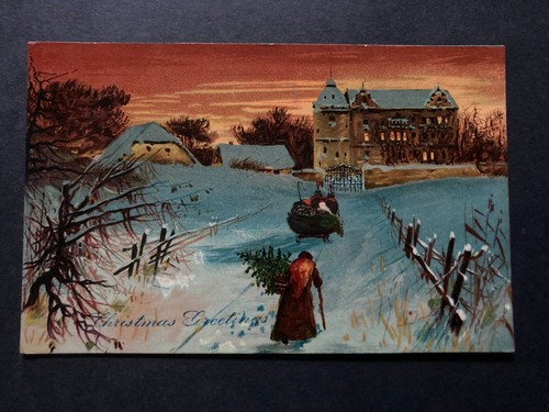 Christmas greetings vintage - christmas,
