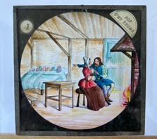 9 x Victorian Magic Lantern