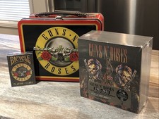 Guns N Roses Complete Recordings LunchBox SHM CD DVD Box Set w Playing Cards NEW