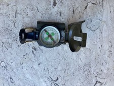 BUSSOLA MILITARE TIPO U.S. IN METALLO DI COLORE VERDE PERFETTA