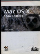 MAC OS X SNOW LEOPARD ARCHEOLOGIA INFORMATICA POGUE, DAVID TECNICHE NUOVE 2010