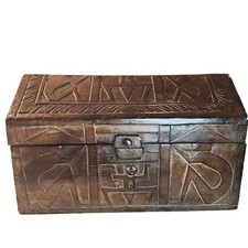 Baule geometrico tribale