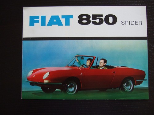 Brochure fiat 850 spider - brochure,