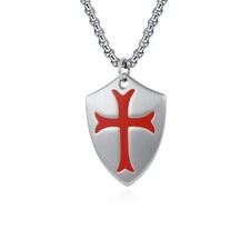 Collana con ciondolo scudo