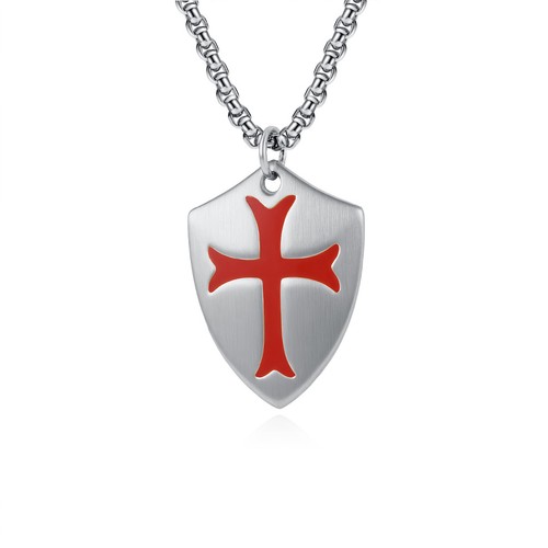 Collana con ciondolo scudo