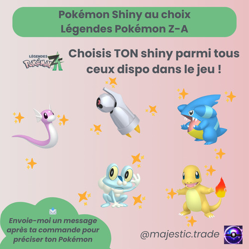 Pokémon shiny choix - shiny, fr
