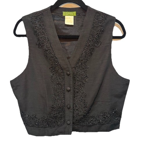 Esprit gilet nero vintage