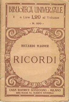 Ricordi collezione biblioteca - collezione,