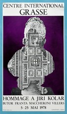 Jiri KOLAR Affiche Originale de 1978 GRASSE